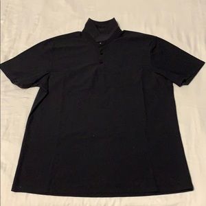 Large lululemon men’s polo shirt black